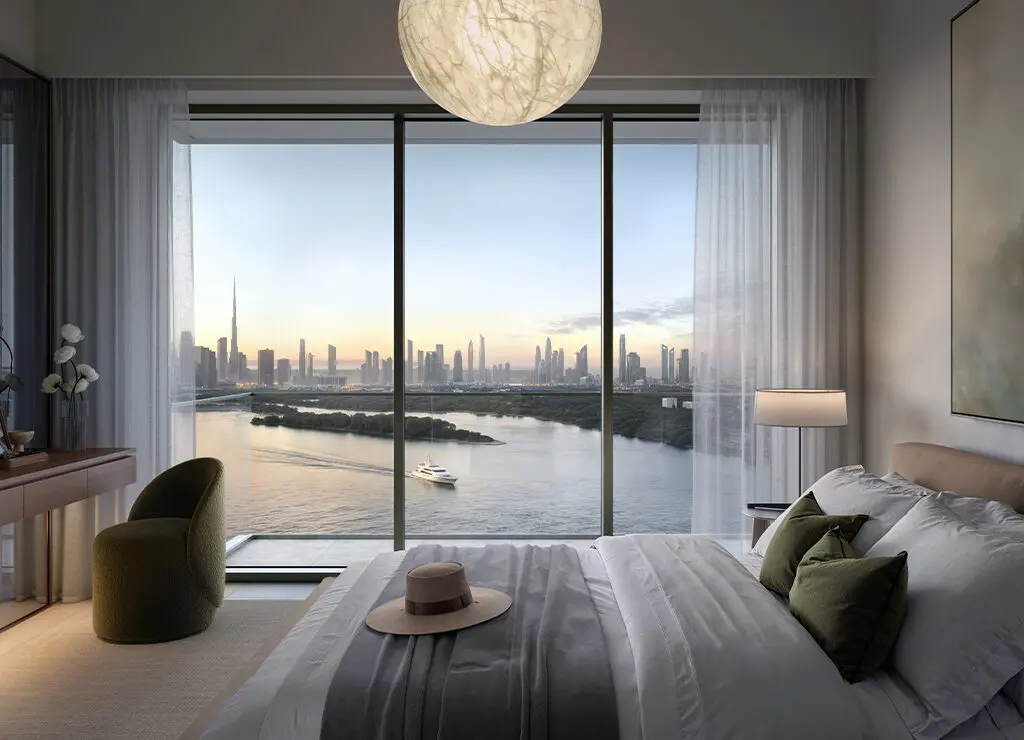 3-Bedroom Apartments at Creek Bay at Dubai Creek Harbour — Corner Unit with Wrap-Around Balcony — view 3