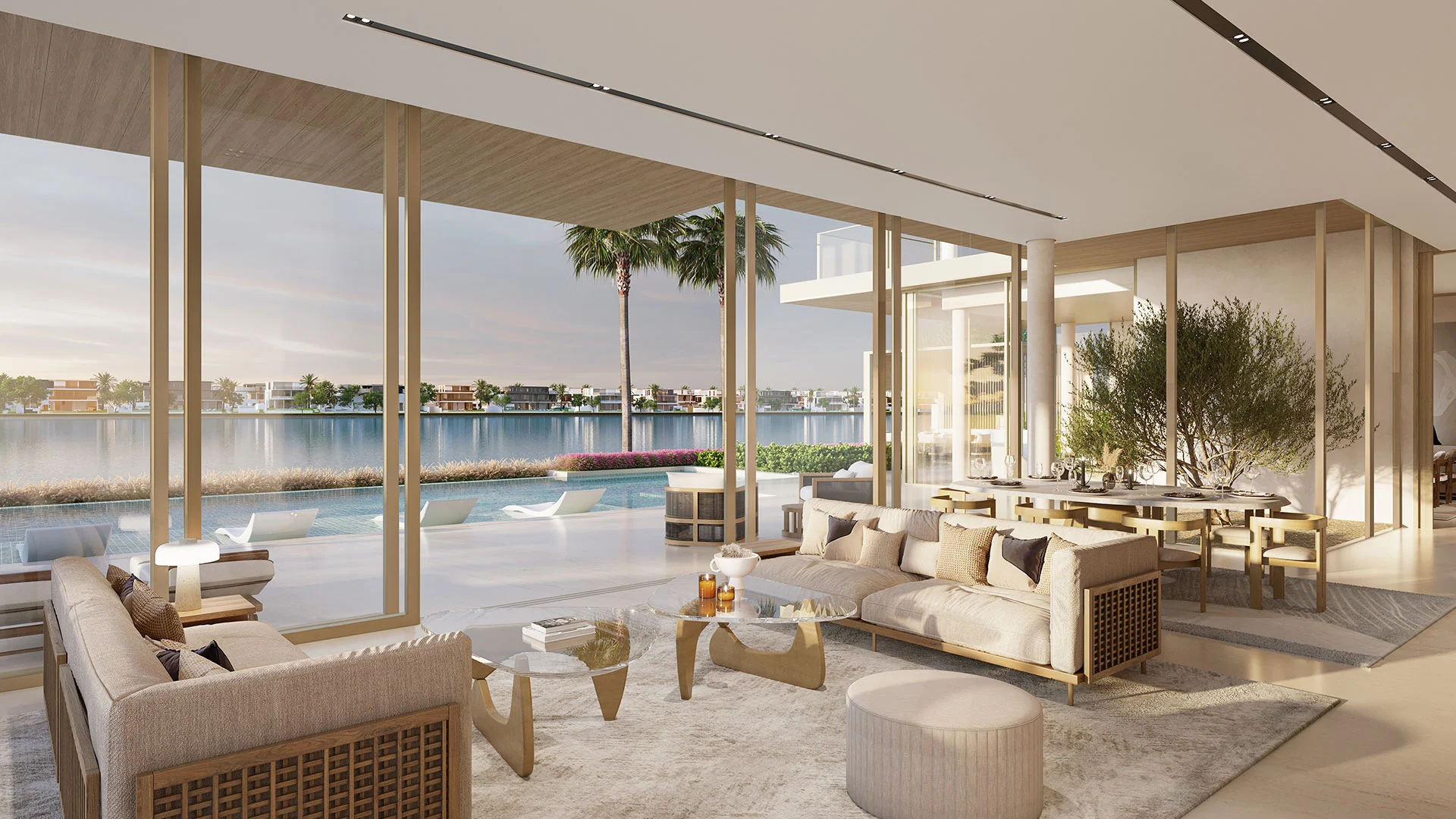 6-Bedroom Villas at Palm Jebel Ali Villas — High-Floor Skyline View — view 6