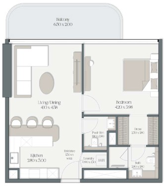 1 Bedroom Apartment