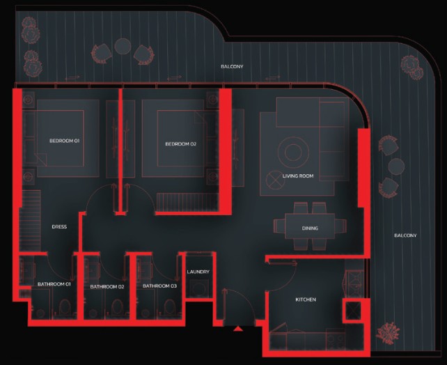 2 Bedroom Apartment
